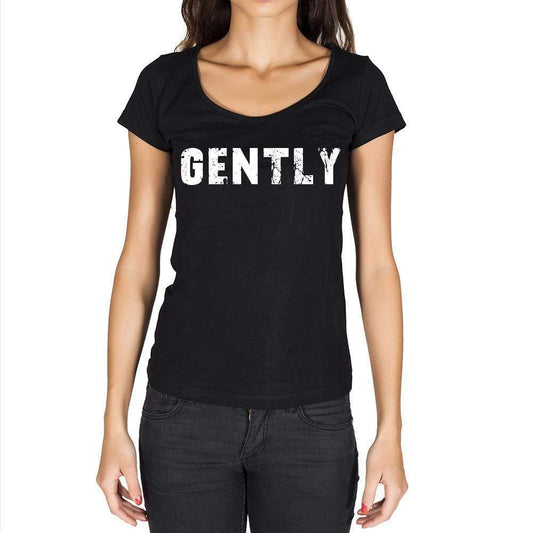 Gently Womens Short Sleeve Round Neck T-Shirt - Casual