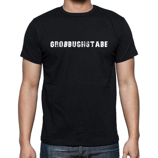 Grobuchstabe Mens Short Sleeve Round Neck T-Shirt - Casual