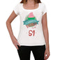 Happy Bday To Me 51 Womens T-Shirt White Birthday Gift 00466 - White / Xs - Casual