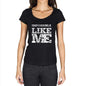Impossible Like Me Black Womens Short Sleeve Round Neck T-Shirt - Black / Xs - Casual