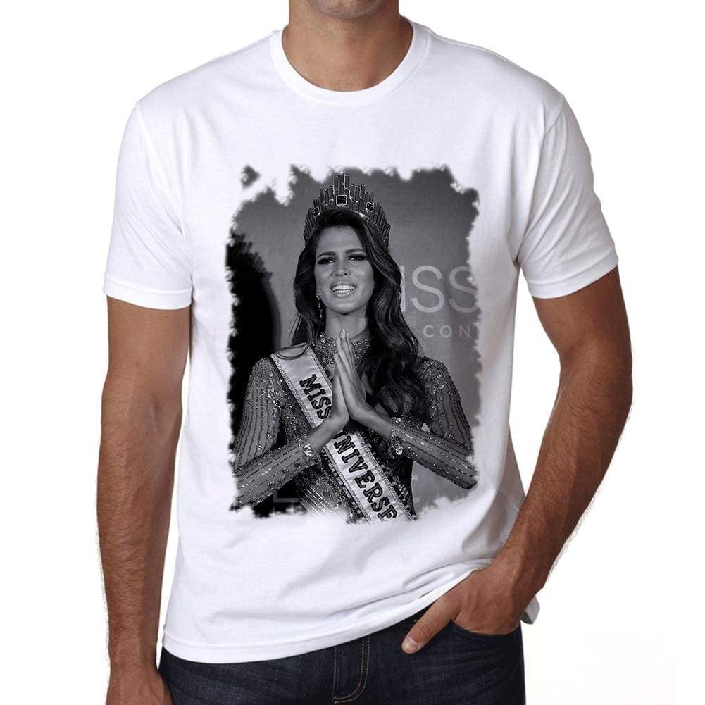 Iris Mittenaere Mens T Shirt White Birthday Gift 00515 - White / Xs - Casual