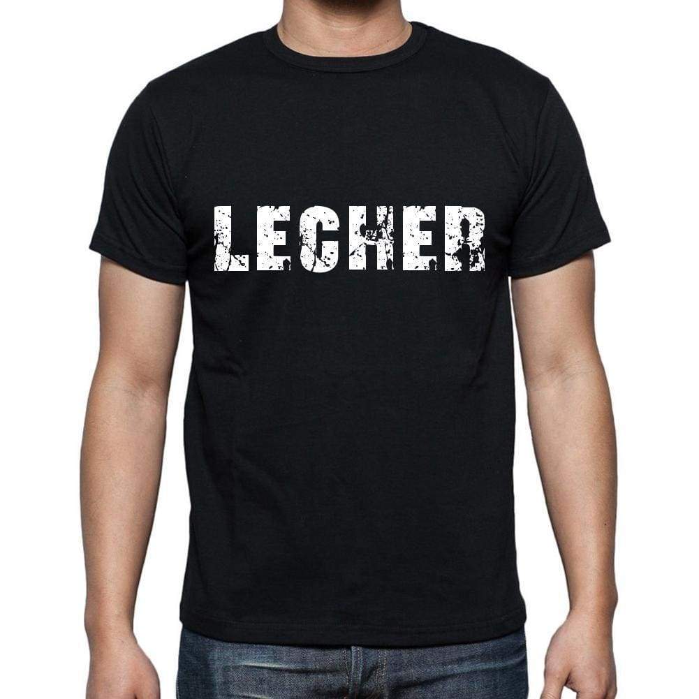 Lecher Mens Short Sleeve Round Neck T-Shirt 00004 - Casual
