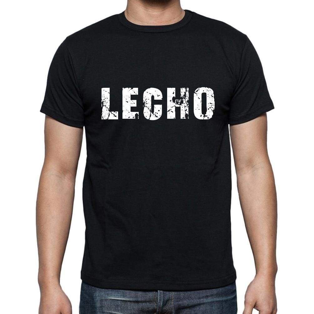 Lecho Mens Short Sleeve Round Neck T-Shirt - Casual