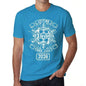 Letting Dreams Sail Since 2036 Mens T-Shirt Blue Birthday Gift 00404 - Blue / Xs - Casual