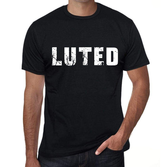 Luted Mens Retro T Shirt Black Birthday Gift 00553 - Black / Xs - Casual