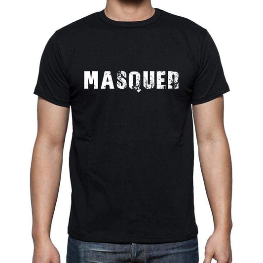 Masquer French Dictionary Mens Short Sleeve Round Neck T-Shirt 00009 - Casual