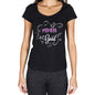 Member Is Good Womens T-Shirt Black Birthday Gift 00485 - Black / Xs - Casual