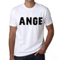 Mens Tee Shirt Vintage T Shirt Ange X-Small White 00560 - White / Xs - Casual