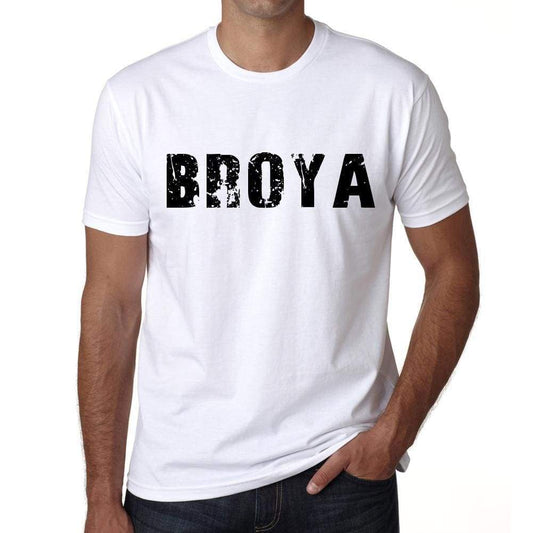 Mens Tee Shirt Vintage T Shirt Broya X-Small White 00561 - White / Xs - Casual