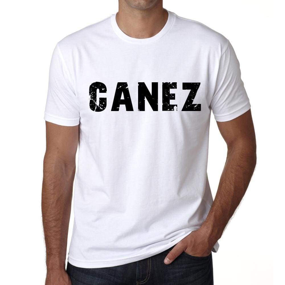 Mens Tee Shirt Vintage T Shirt Canez X-Small White 00561 - White / Xs - Casual