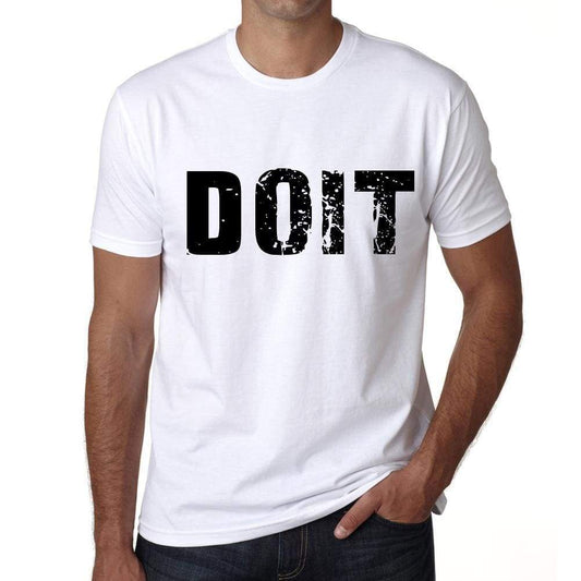 Mens Tee Shirt Vintage T Shirt Doit X-Small White 00560 - White / Xs - Casual