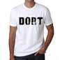 Mens Tee Shirt Vintage T Shirt Dort X-Small White 00560 - White / Xs - Casual