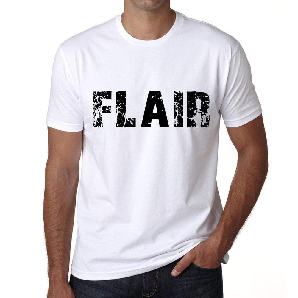 Mens Tee Shirt Vintage T Shirt Flair X-Small White 00561 - White / Xs - Casual