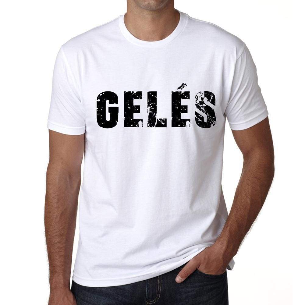 Mens Tee Shirt Vintage T Shirt Gelés X-Small White 00561 - White / Xs - Casual