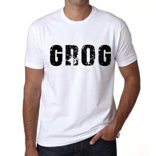 Mens Tee Shirt Vintage T Shirt Grog X-Small White 00560 - White / Xs - Casual