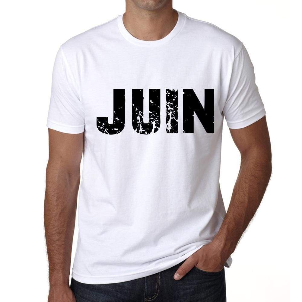 Mens Tee Shirt Vintage T Shirt Juin X-Small White 00560 - White / Xs - Casual