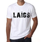 Mens Tee Shirt Vintage T Shirt Laïcs X-Small White 00561 - White / Xs - Casual