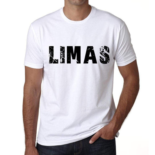 Mens Tee Shirt Vintage T Shirt Limas X-Small White 00561 - White / Xs - Casual