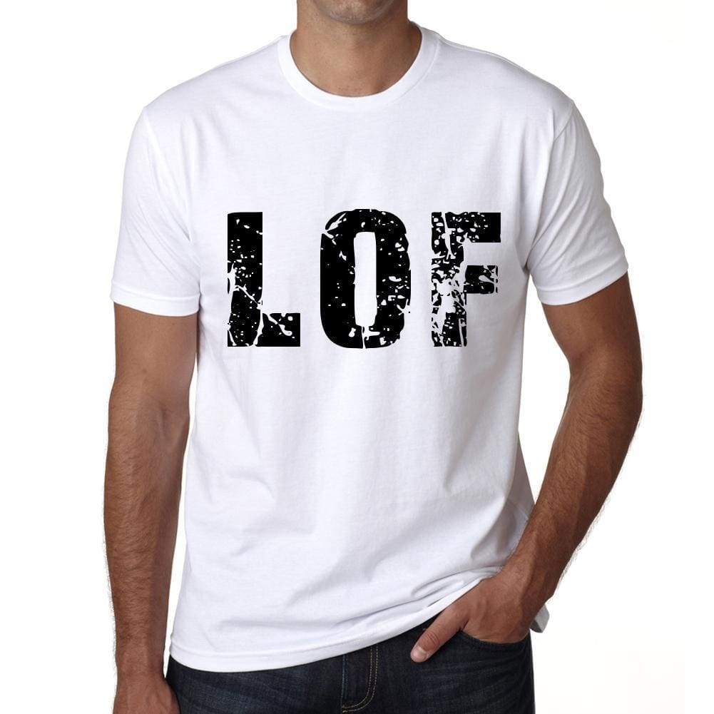 Mens Tee Shirt Vintage T Shirt Lof X-Small White 00559 - White / Xs - Casual