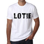 Mens Tee Shirt Vintage T Shirt Lotie X-Small White 00561 - White / Xs - Casual