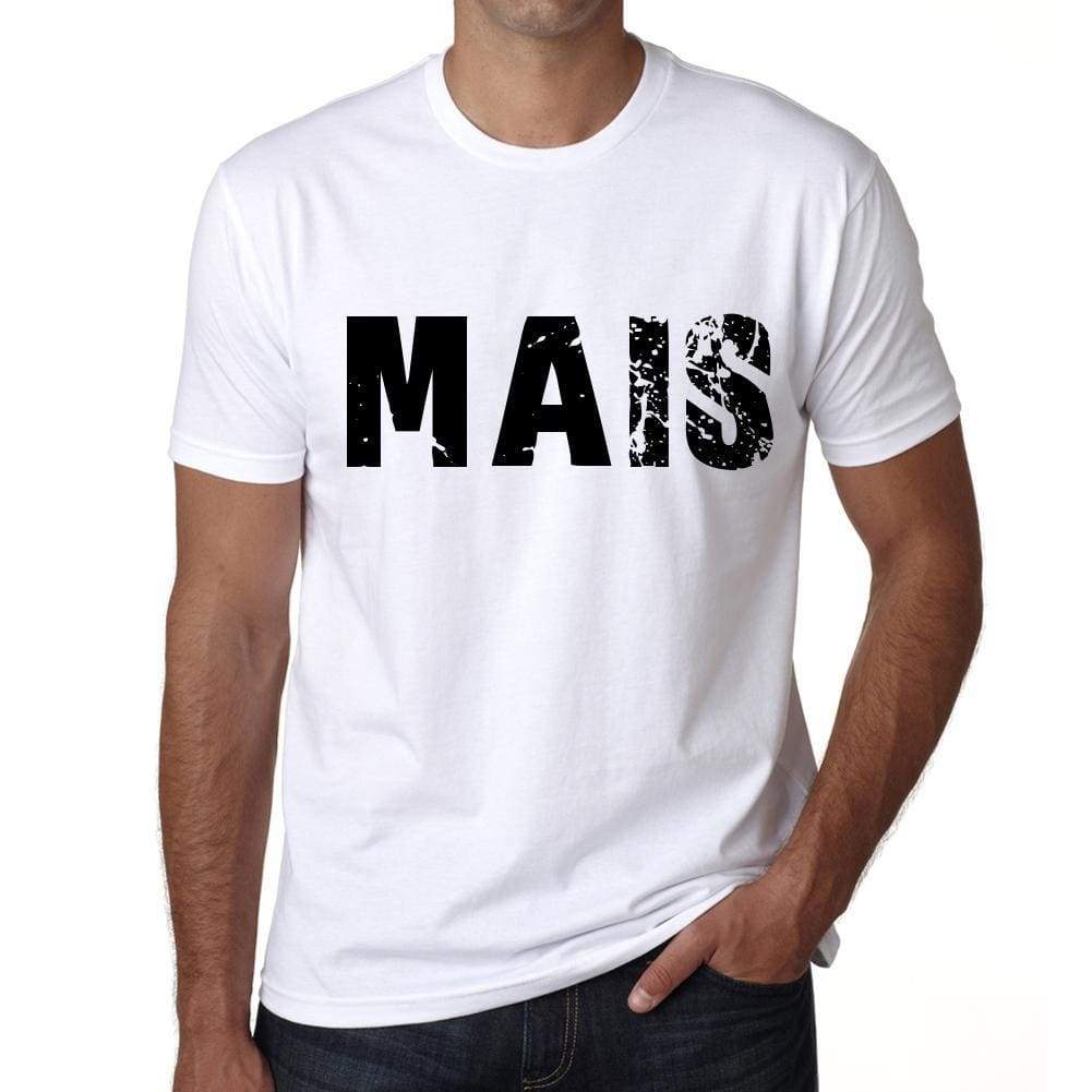 Mens Tee Shirt Vintage T Shirt Mais X-Small White 00560 - White / Xs - Casual