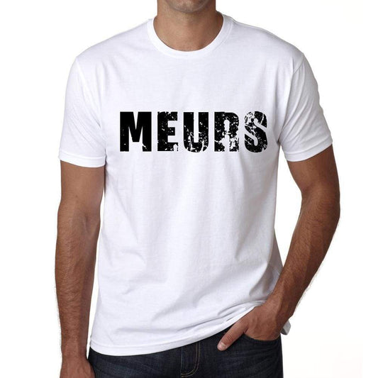 Mens Tee Shirt Vintage T Shirt Meurs X-Small White - White / Xs - Casual