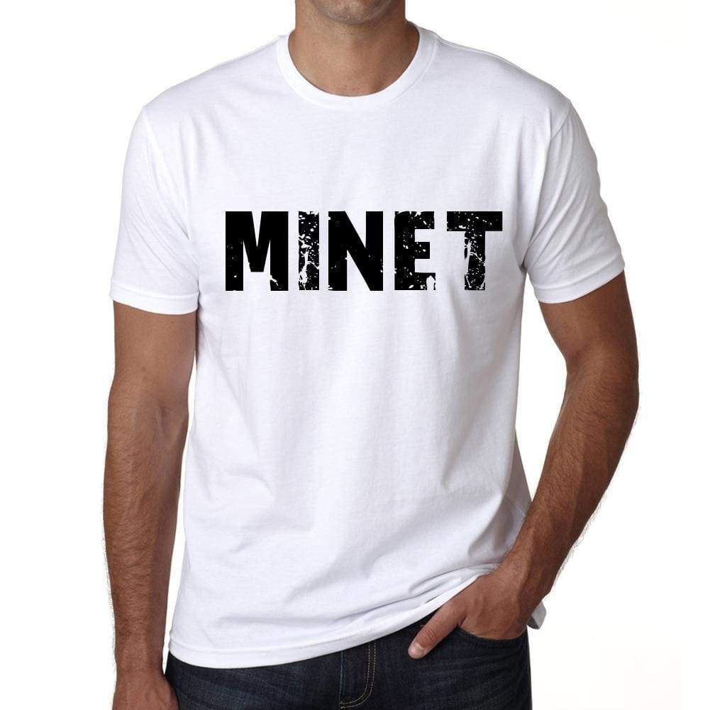 Mens Tee Shirt Vintage T Shirt Minet X-Small White - White / Xs - Casual