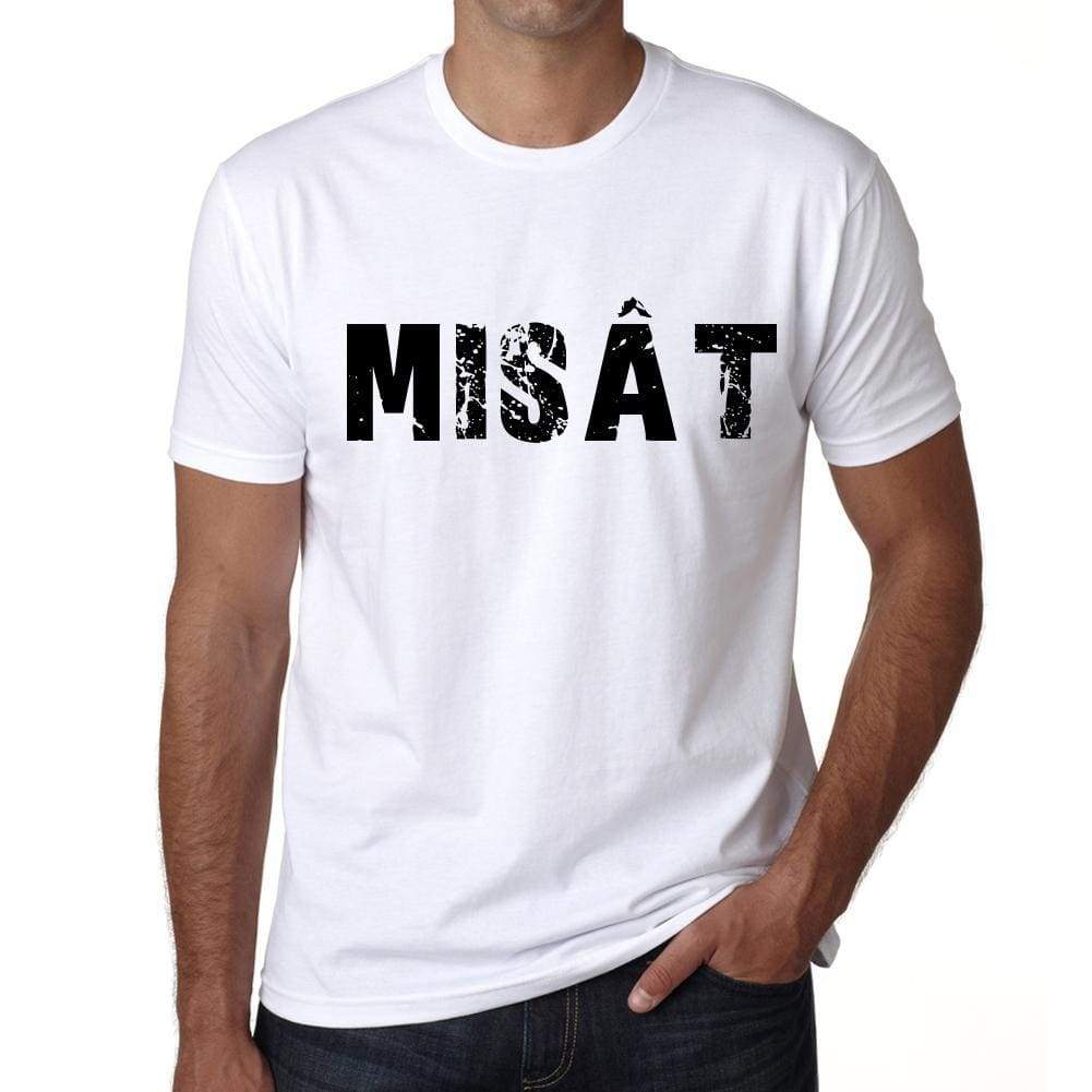 Mens Tee Shirt Vintage T Shirt Misât X-Small White - White / Xs - Casual