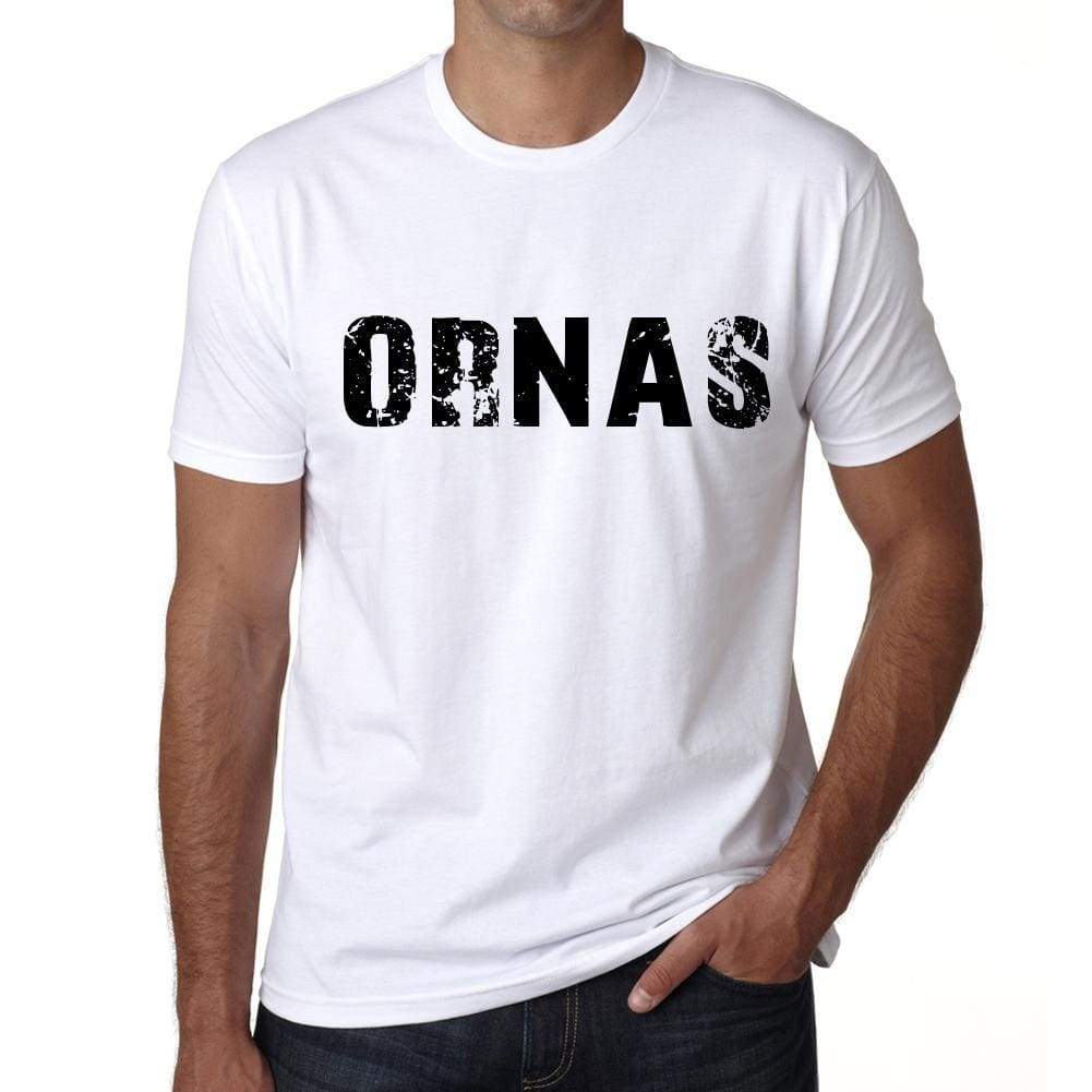 Mens Tee Shirt Vintage T Shirt Ornas X-Small White - White / Xs - Casual