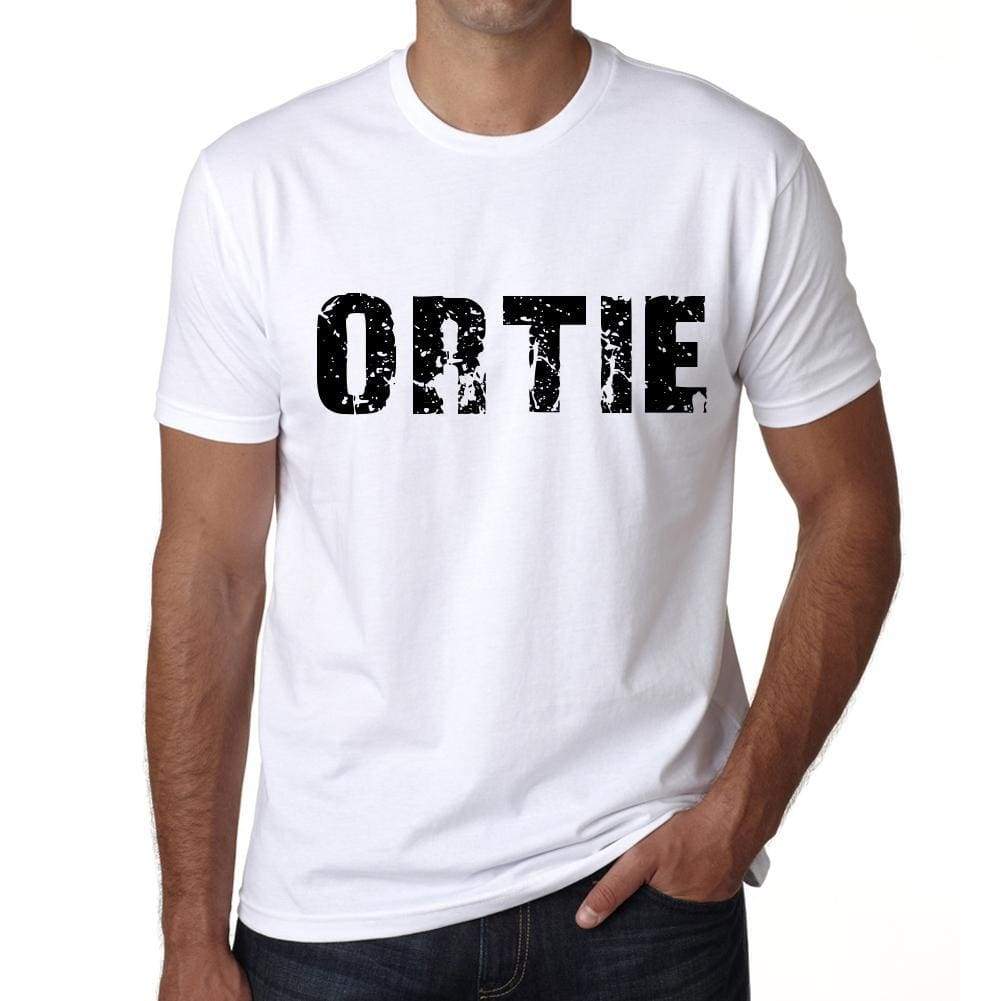 Mens Tee Shirt Vintage T Shirt Ortie X-Small White - White / Xs - Casual