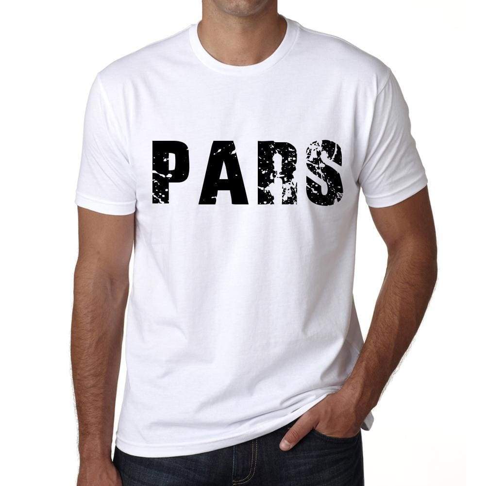 Mens Tee Shirt Vintage T Shirt Pars X-Small White 00560 - White / Xs - Casual