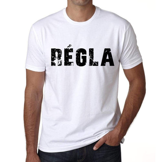 Mens Tee Shirt Vintage T Shirt Régla X-Small White - White / Xs - Casual
