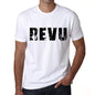 Mens Tee Shirt Vintage T Shirt Revu X-Small White 00560 - White / Xs - Casual