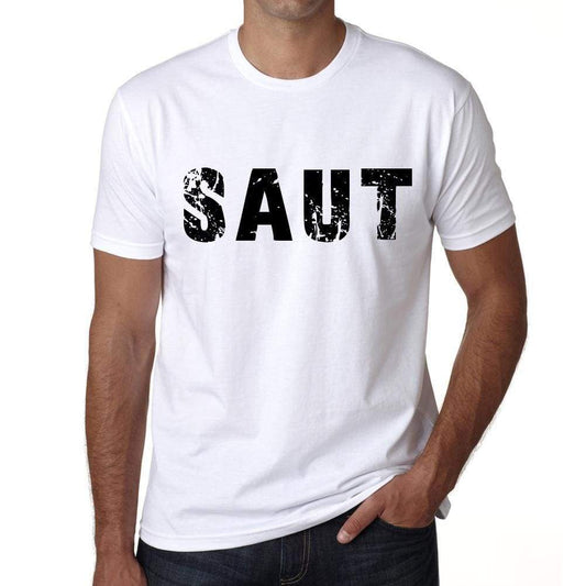 Mens Tee Shirt Vintage T Shirt Saut X-Small White 00560 - White / Xs - Casual