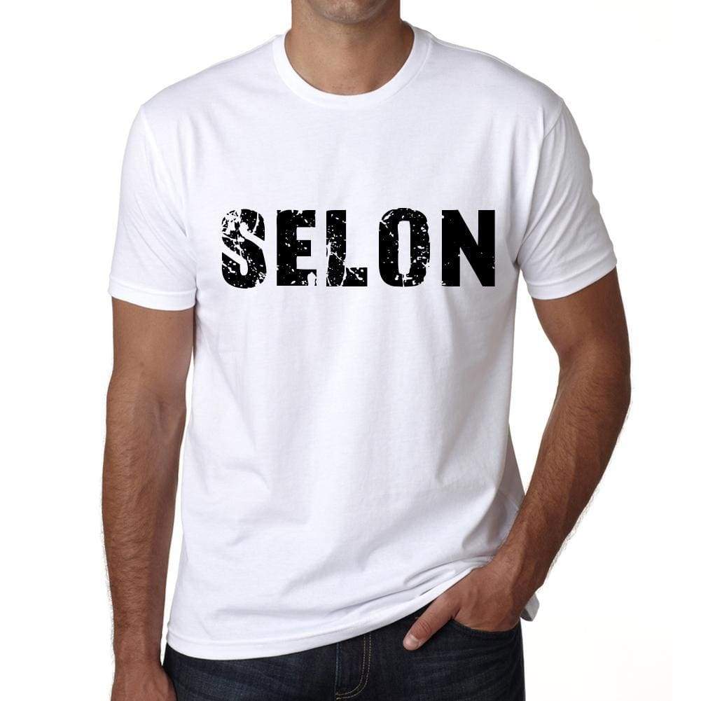 Mens Tee Shirt Vintage T Shirt Selon X-Small White - White / Xs - Casual