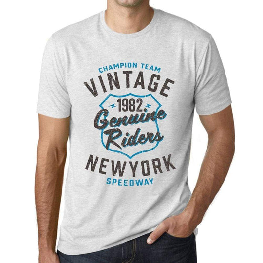 Mens Vintage Tee Shirt Graphic T Shirt Genuine Riders 1982 Vintage White - Vintage White / Xs / Cotton - T-Shirt