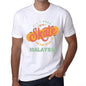 Mens Vintage Tee Shirt Graphic T Shirt Malaysia White - White / Xs / Cotton - T-Shirt