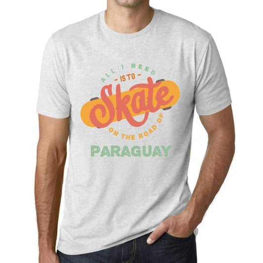 Mens Vintage Tee Shirt Graphic T Shirt Paraguay Vintage White - Vintage White / Xs / Cotton - T-Shirt