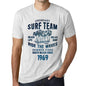 Mens Vintage Tee Shirt Graphic T Shirt Surf Team 1969 Vintage White - Vintage White / Xs / Cotton - T-Shirt