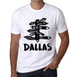 Mens Vintage Tee Shirt Graphic T Shirt Time For New Advantures Dallas White - White / Xs / Cotton - T-Shirt