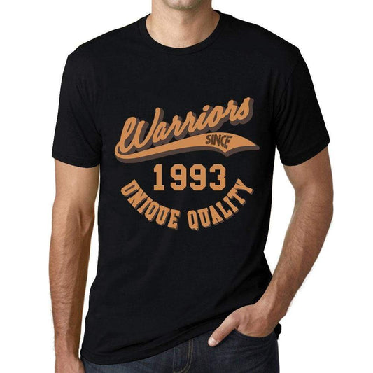 Mens Vintage Tee Shirt Graphic T Shirt Warriors Since 1993 Deep Black - Deep Black / Xs / Cotton - T-Shirt
