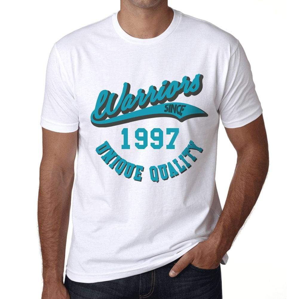 Mens Vintage Tee Shirt Graphic T Shirt Warriors Since 1997 White - White / Xs / Cotton - T-Shirt