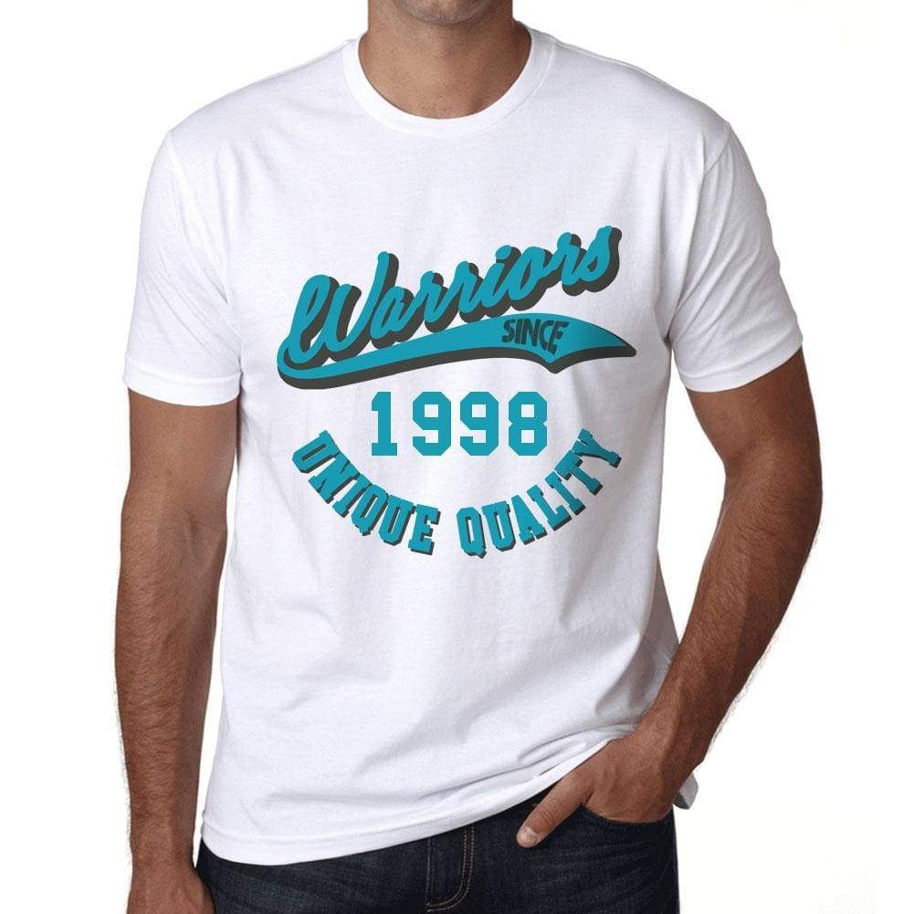 Mens Vintage Tee Shirt Graphic T Shirt Warriors Since 1998 White - White / Xs / Cotton - T-Shirt