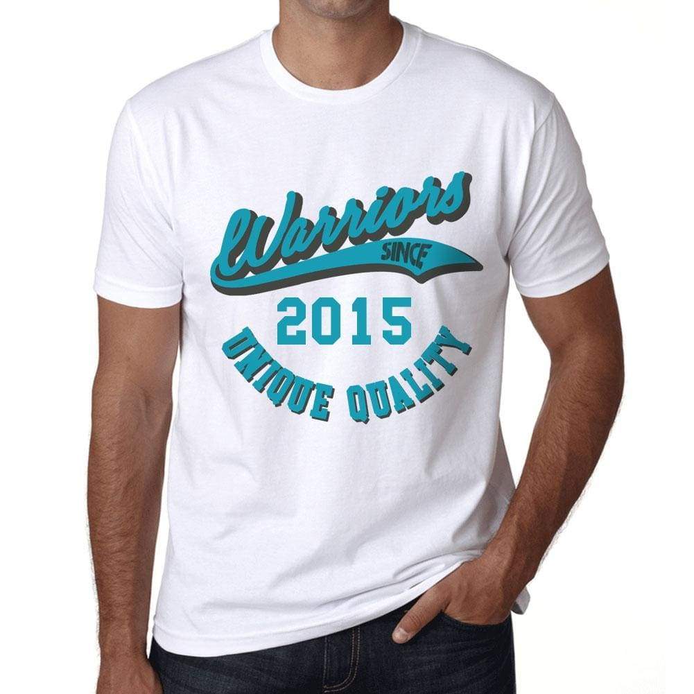 Mens Vintage Tee Shirt Graphic T Shirt Warriors Since 2015 White - White / Xs / Cotton - T-Shirt