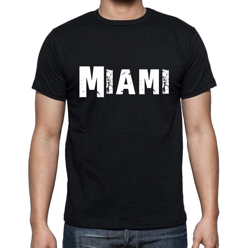 Miami Mens Short Sleeve Round Neck T-Shirt - Casual