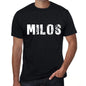 Milos Mens Retro T Shirt Black Birthday Gift 00553 - Black / Xs - Casual