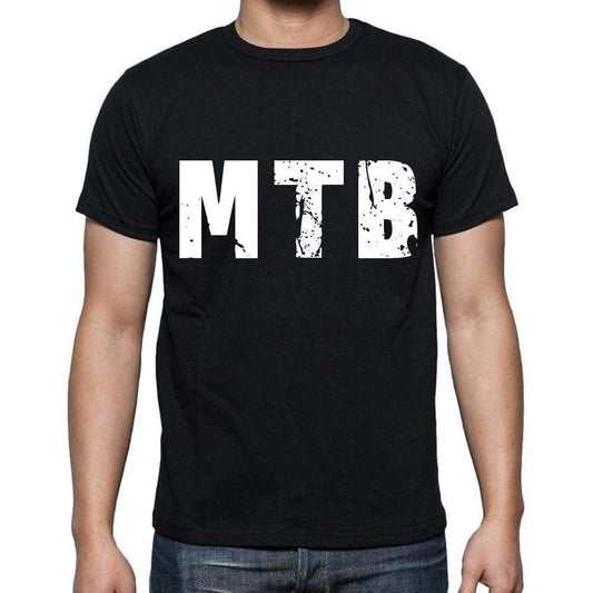 Mtb Men T Shirts Short Sleeve T Shirts Men Tee Shirts For Men Cotton Black 3 Letters - Casual