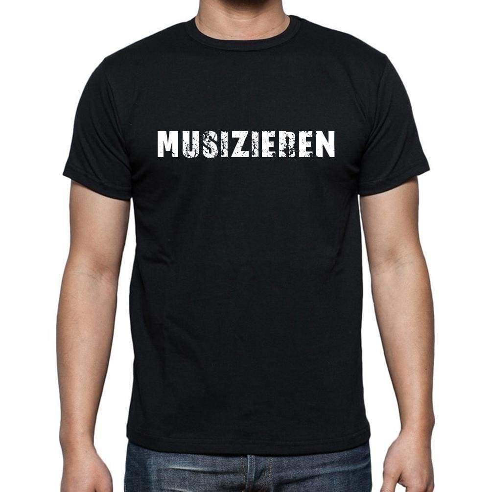 Musizieren Mens Short Sleeve Round Neck T-Shirt - Casual