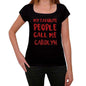 My Favorite People Call Me Carolyn Black Womens Short Sleeve Round Neck T-Shirt Gift T-Shirt 00371 - Black / Xs - Casual