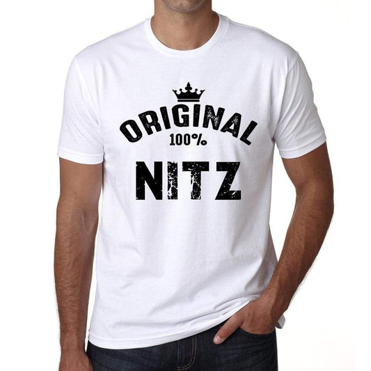 Nitz Mens Short Sleeve Round Neck T-Shirt - Casual